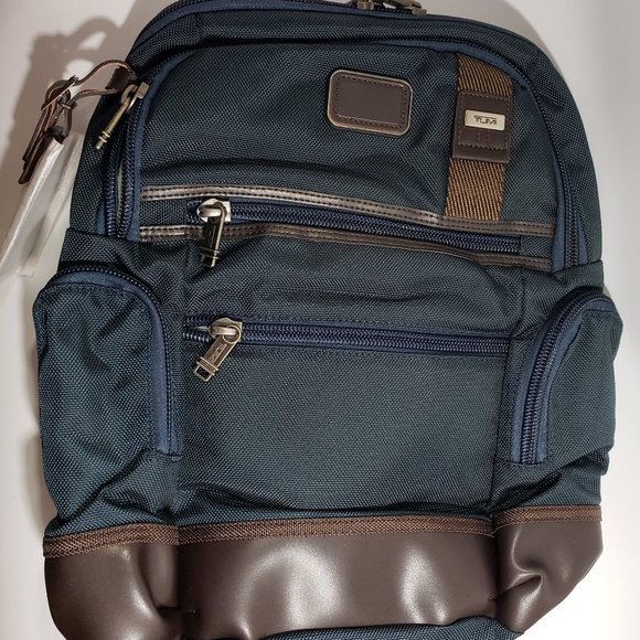 tumi canvas backpack